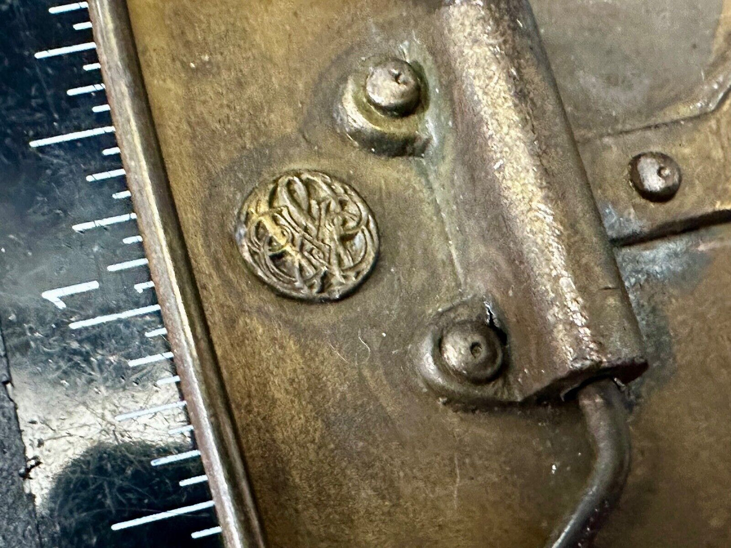 Union Central Pacific Railroad Line Omaha - California P-38 Bergamot Belt Buckle