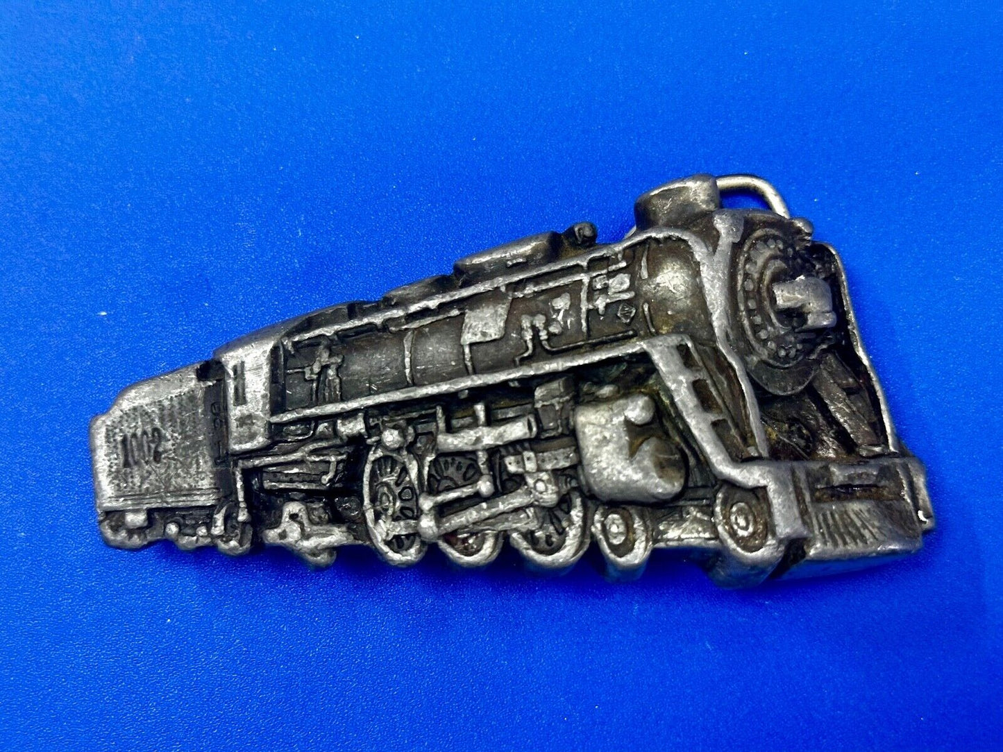 1002 RR Steam Engine Train Rail Road collectable  1978 Bergamot Belt Buckle