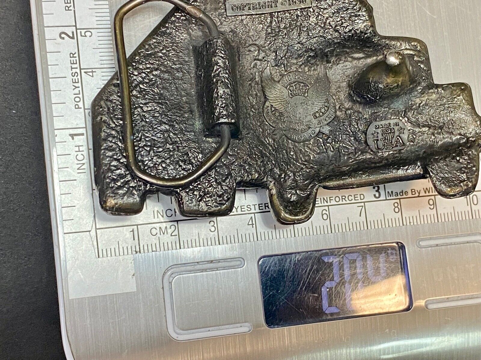Vintage 1990 Semi Big Rig Truck Long Haulers Great American Belt Buckle Co