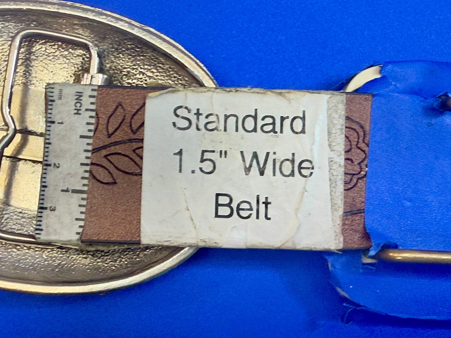 ALLIED Transport Stay Cool Caprolan Nylon Silver Color Advertisement Belt Buckle