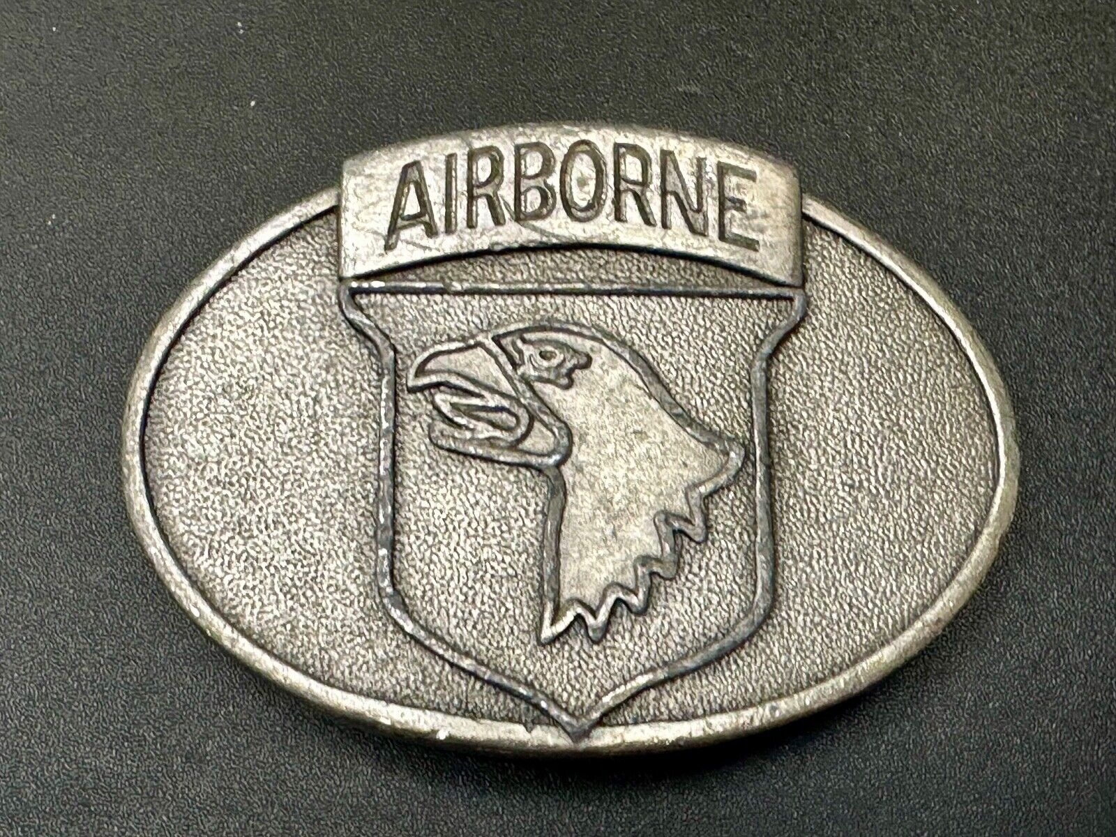 101st Airborne Division US Army Vintage Belt Buckle Appaloosa Trading Co P-133