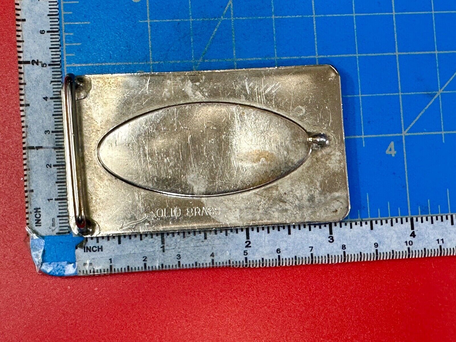 vintage Alaska BEAR State Commemorative solid brass belt buckle