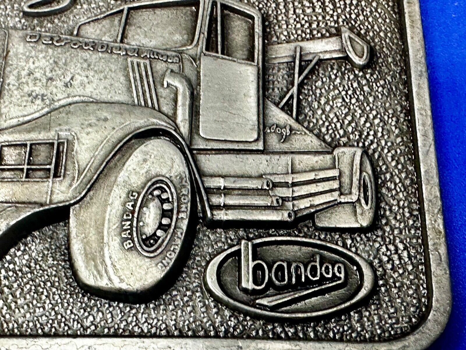 Bandag Bandit Vintage Kenworth Big Rig Trucking Semi Drivers Belt Buckle by RJ