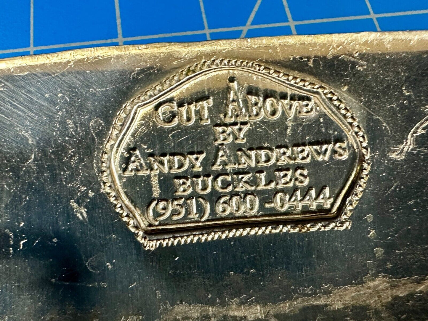 VCC All Around Champion 2009 Rodeo Trophy Belt Buckle by Cut Above Andy Andrews