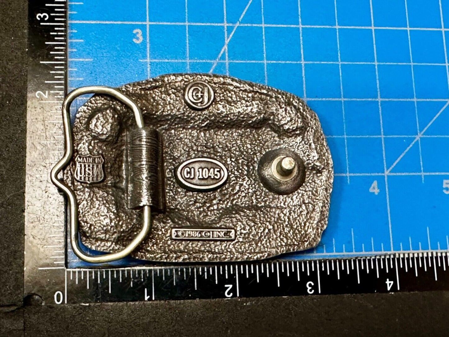 Train Rail Road Durango & Silverton Narrow Gauge C+J Colorful Belt Buckle