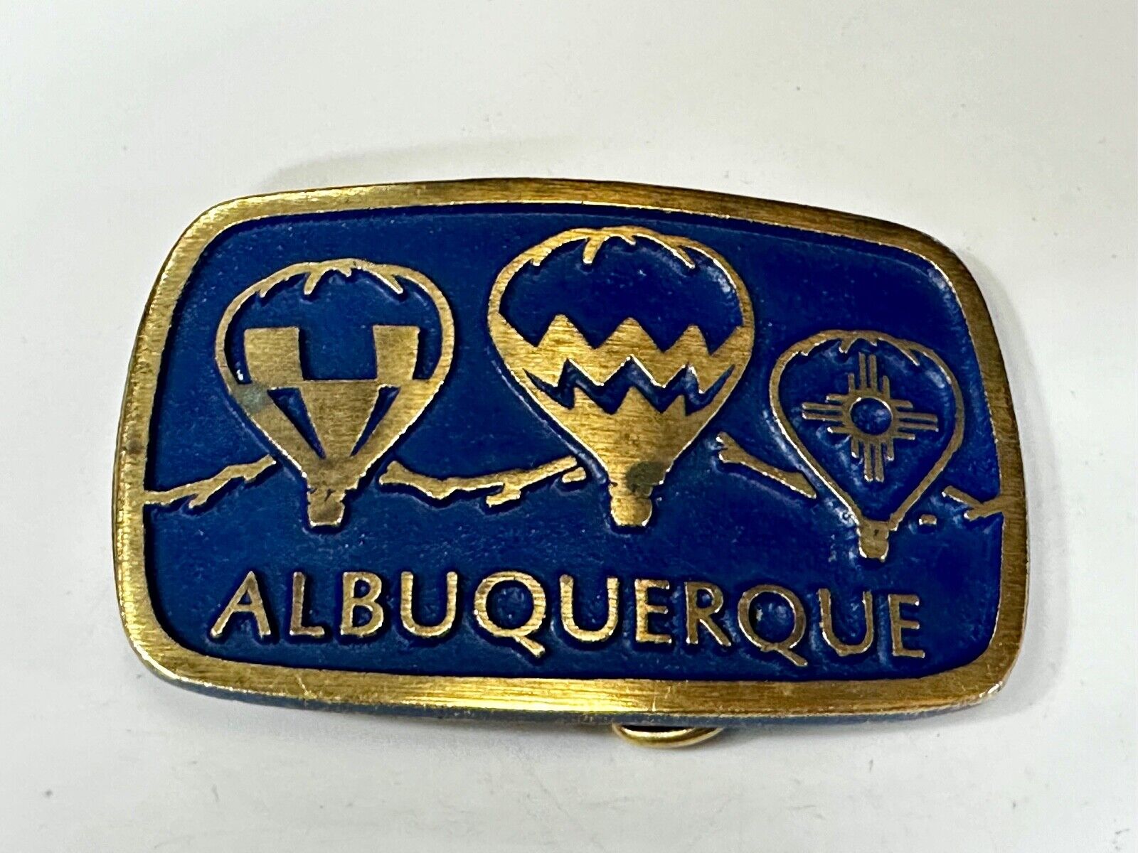 Albuquerque Hot Air Balloons Fiesta Festival Collectible Souvenir Belt Buckle