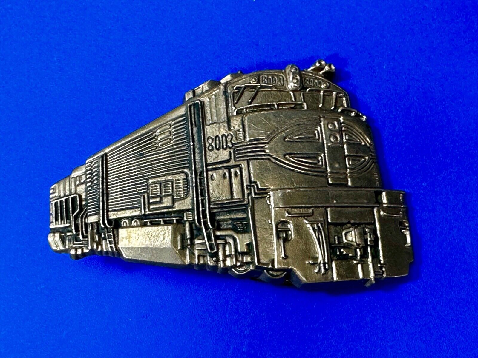 8003 Union Pacific Up Locomotive Railroad Train VTG 1980 Belt Buckle by Baron