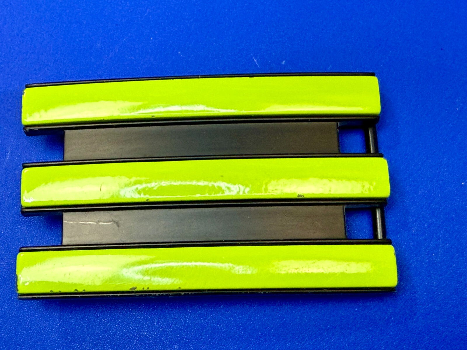 Adidas Golf Trophy Belt buckle Neon Green Stripes on Black