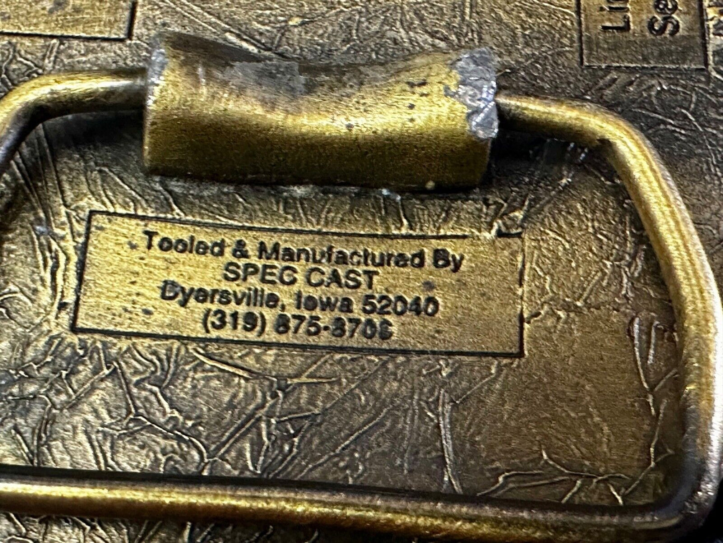 TISCO Tractor Implement Supply Replacement Parts 64 years, 2001 Belt Buckle