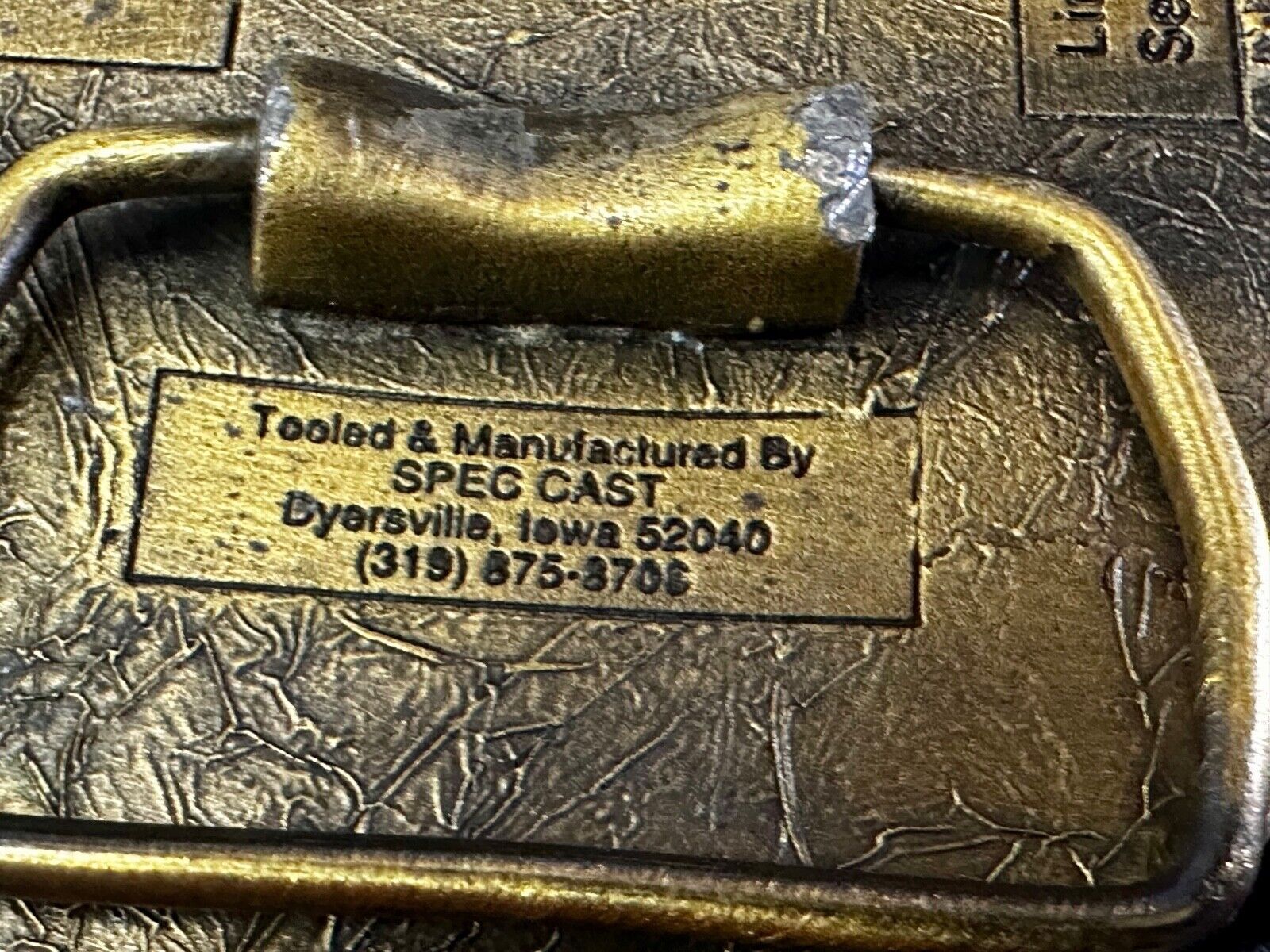 TISCO Tractor Implement Supply Replacement Parts 64 years, 2001 Belt Buckle