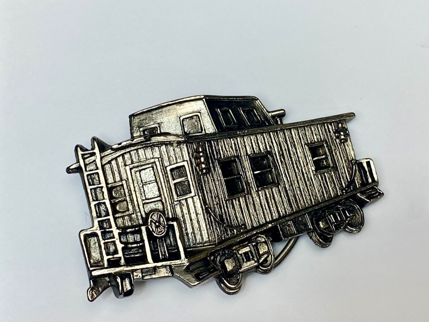 1979 caboose RR Rail Road Train Car cut out - The Great American belt buckle Co