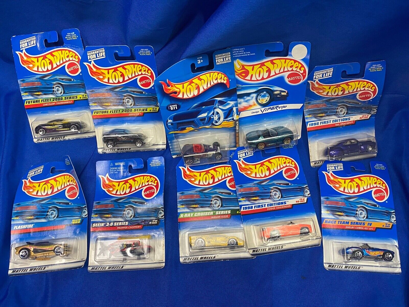  10 pc gift Lot of Hot Wheels NOS Diecast Vehicle Car Truck in packaging 