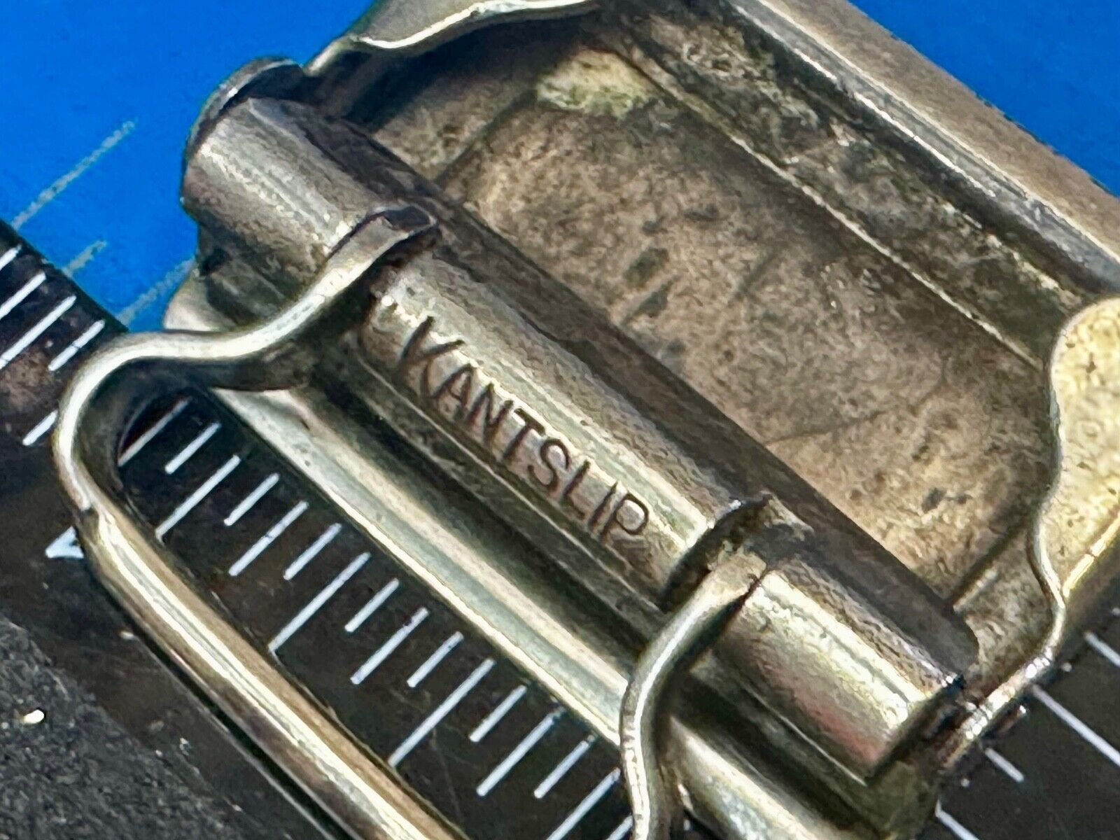 Art Deco Letter A Initial Monogram Belt Buckle by KantSlip