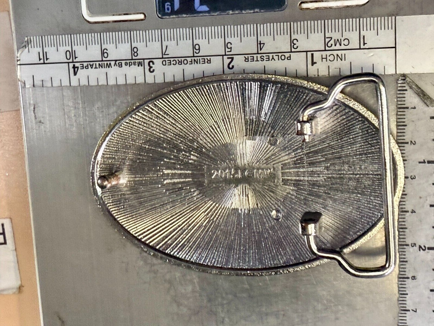 United States of America Treaty Delaware Dollar Coin Collectors FCM Belt Buckle