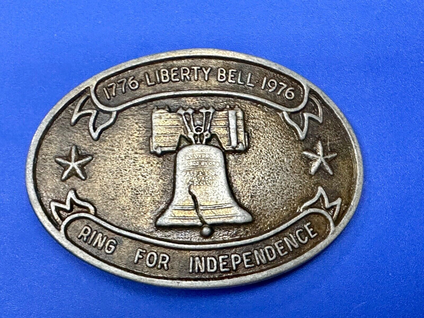 1976 Ring For Independence Bicentennial  LIBERTY BELL USA belt buckle