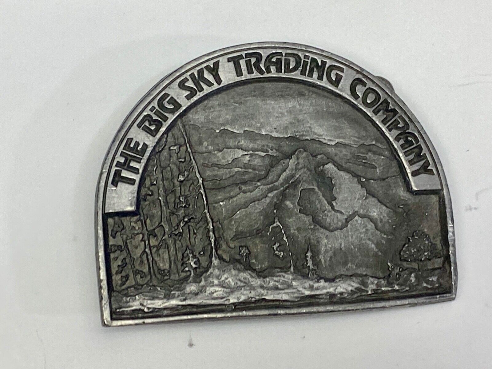 The Big Sky Trading Company Belt Buckle By La Verla Bloomington Indiana 
