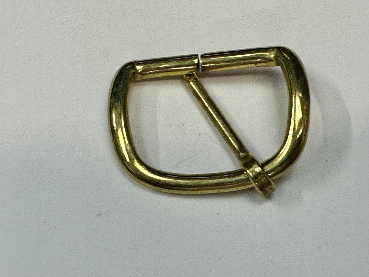 Vintage curved rectangle replacement belt buckle marked W