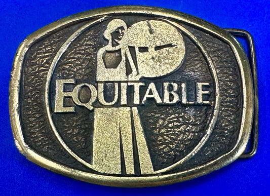 Vintage Belt Buckle Deco Equitable by Wyoming Studio Art Works