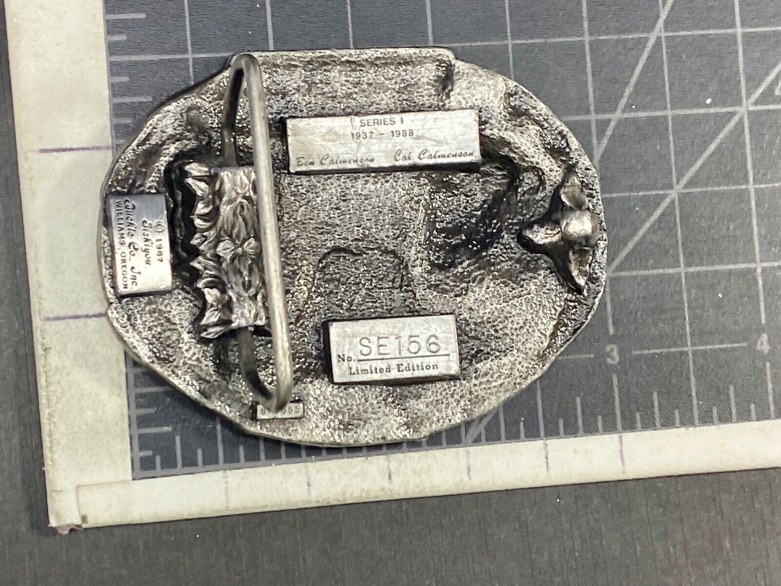 1988 Tisco Tractor Implement Supply Agriculture Farm Tools  51 Year Belt Buckle