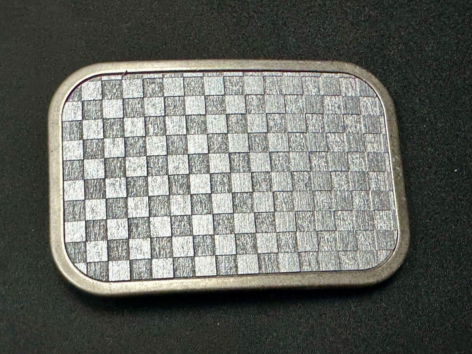 Tic Tac Toe grey WALLPAPER PATTERN  Buckle Down brand belt buckle in packaging