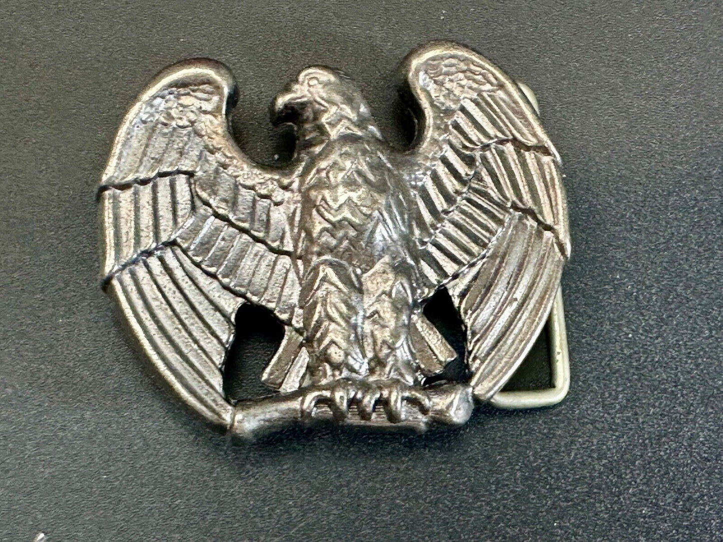 VINTAGE 1970'S IMPERIAL ROMAN EAGLE STYLE BELT BUCKLE IN BOX