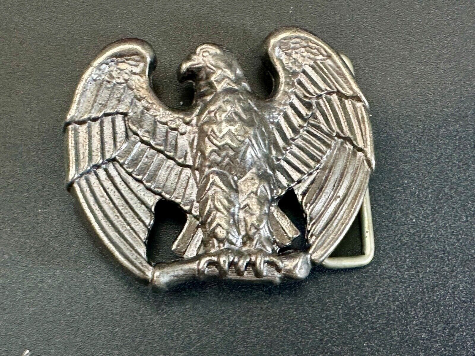 VINTAGE 1970'S IMPERIAL ROMAN EAGLE STYLE BELT BUCKLE IN BOX