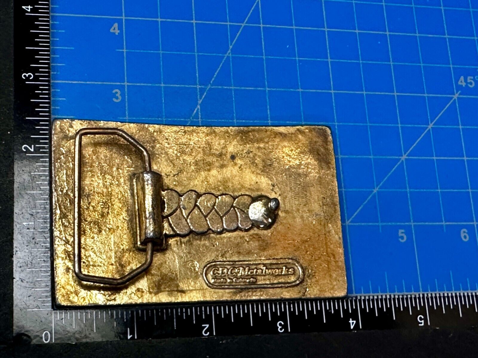 50 Cents Note 1863 Confederate States of America Belt Buckle by CDC Metal Works