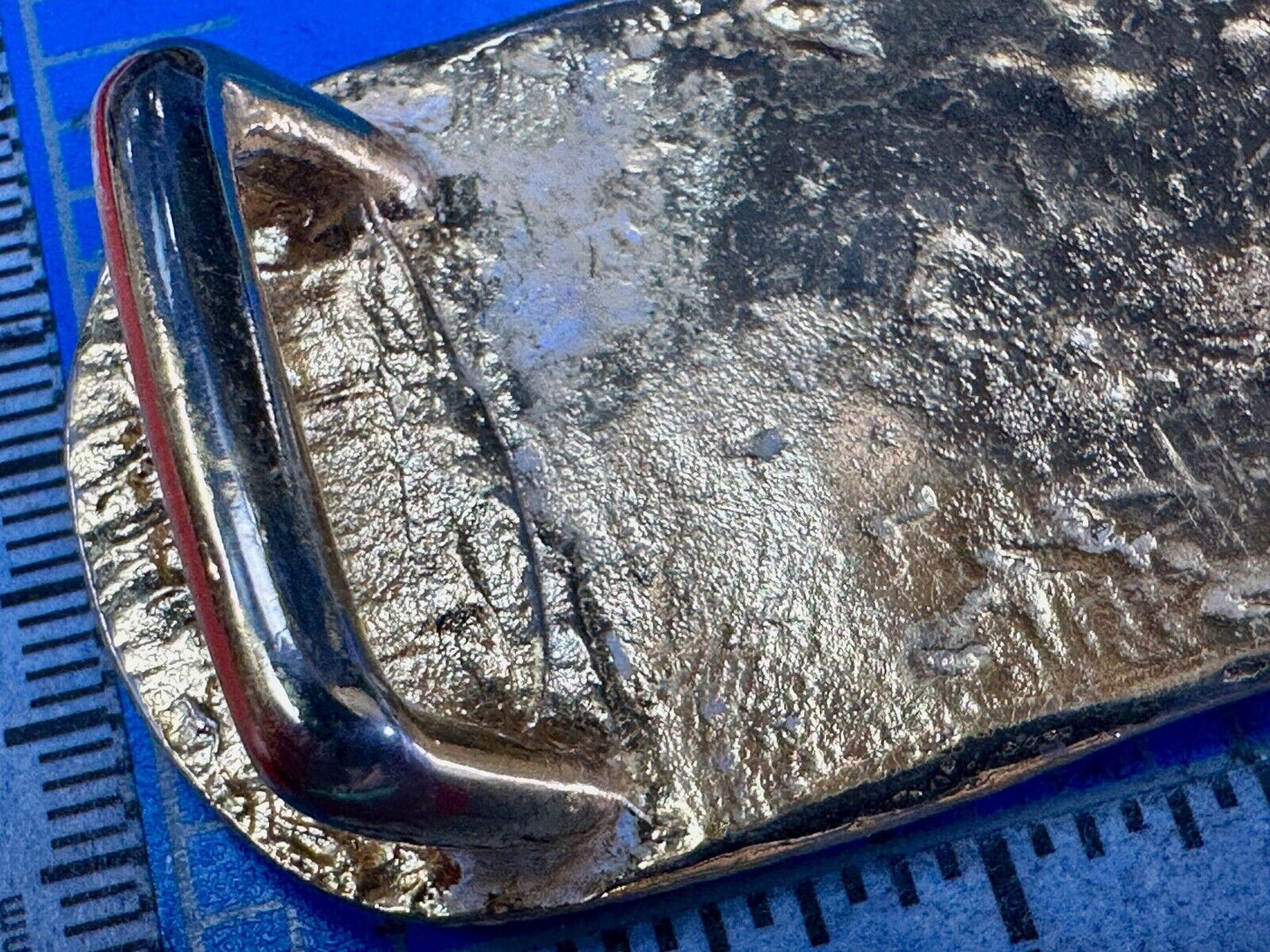 unique gold tone long skinny dress style belt buckle