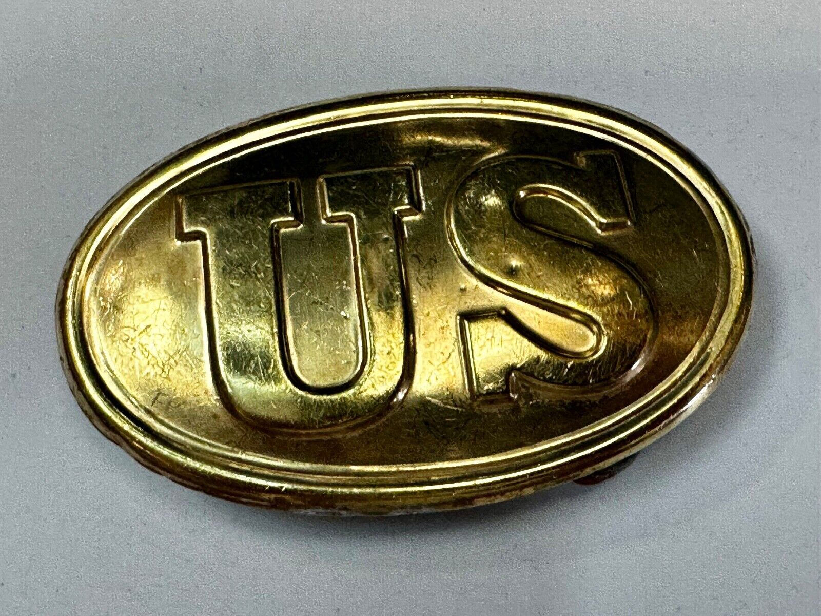 US Civil War Union Infantry Enlisted Soldier Replica Belt Buckle - see markings