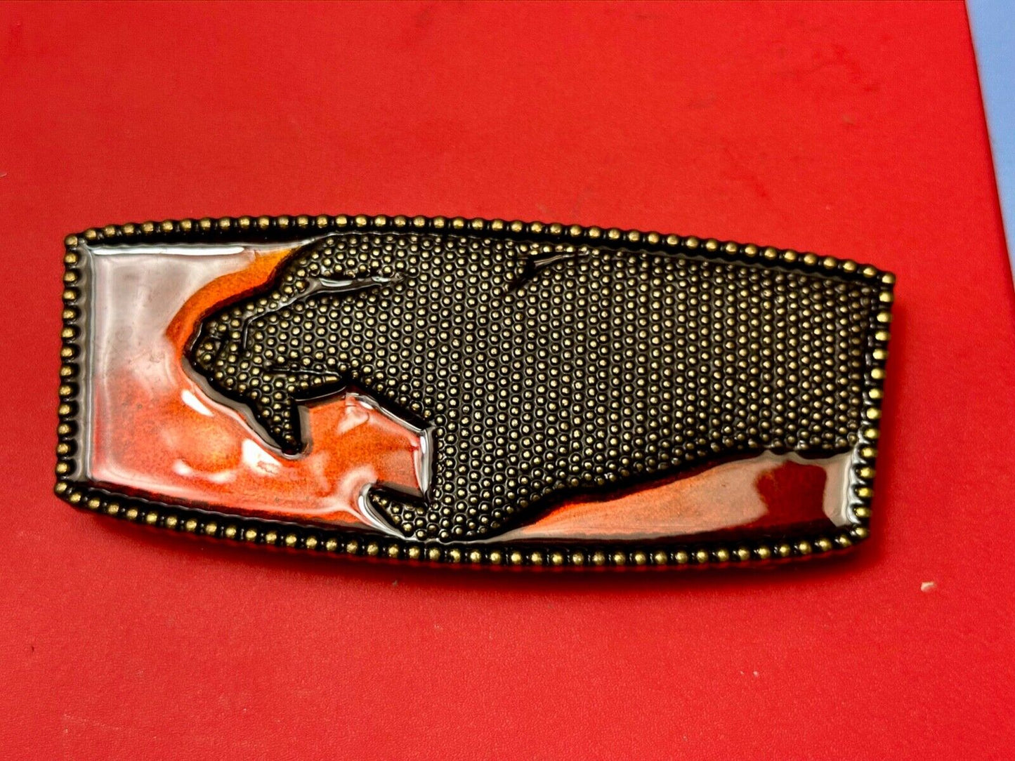 arge 5" Wide Thundercats logo? Cat, tiger attack rectangular belt buckle