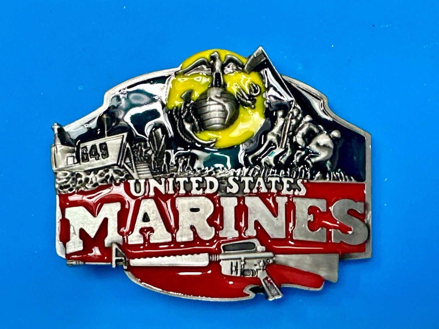 United States Marines NOS America Military Commemorative Belt Buckle