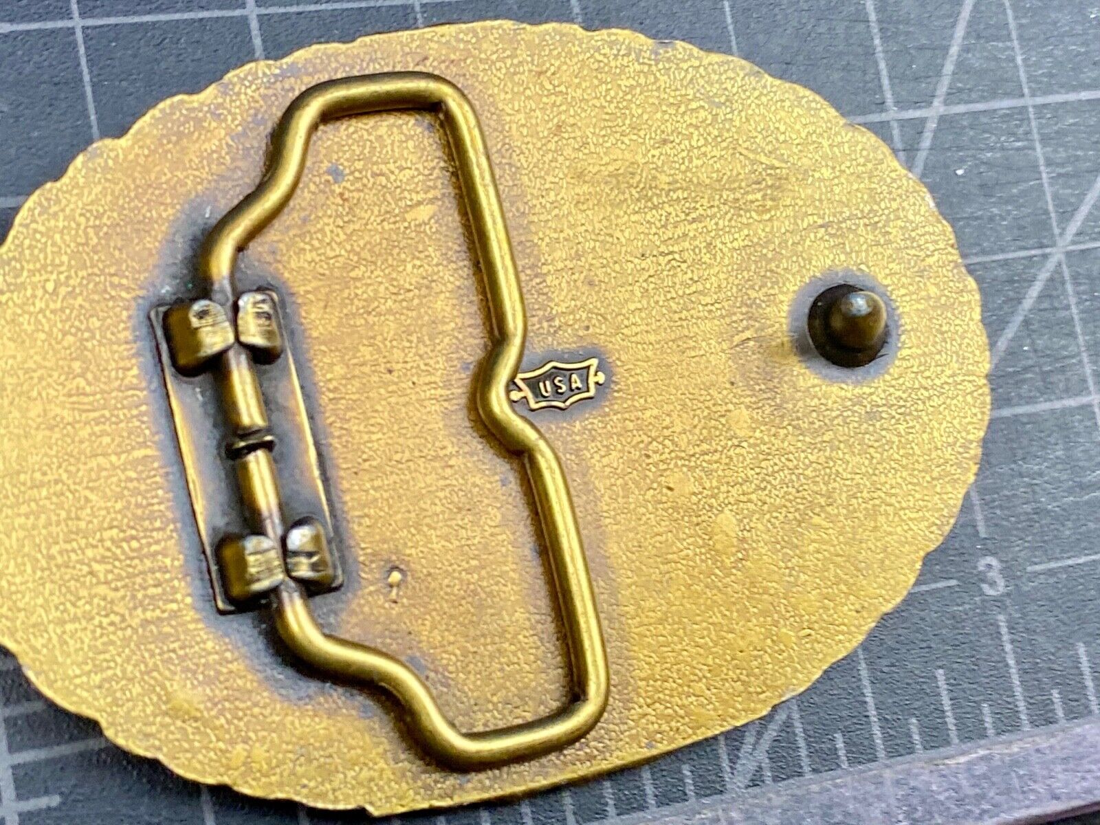 Vintage Macwhyte Belt Buckle Canadian Wire Rope & Specialty Cable Manufacturer 
