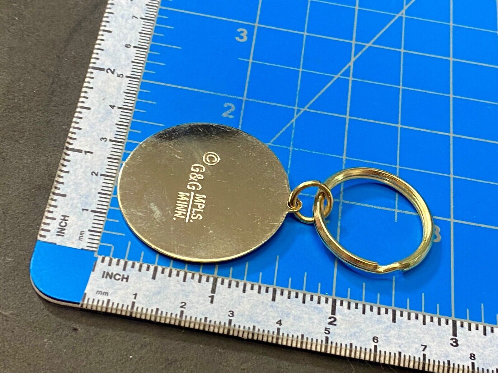 The Great State Seal of North  Dakota Souvenir Keychain - Key Ring Chain