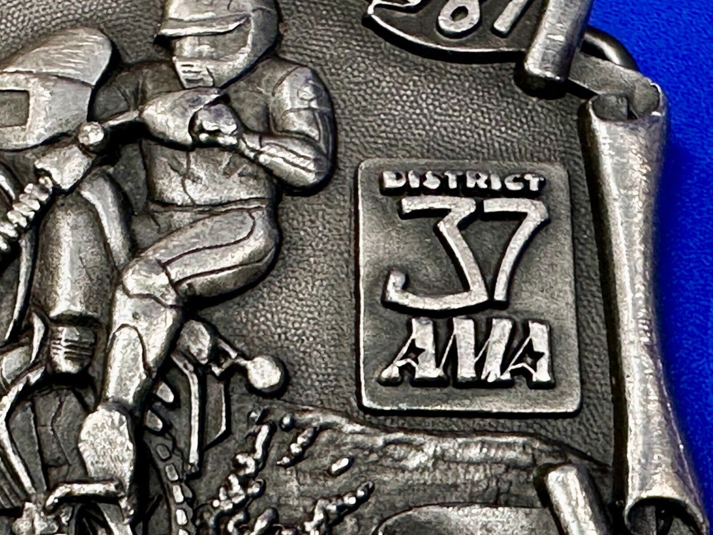 AMA Los Angeles to Barstow to Vegas 1987  Trail Ride Motorcycle Belt Buckle