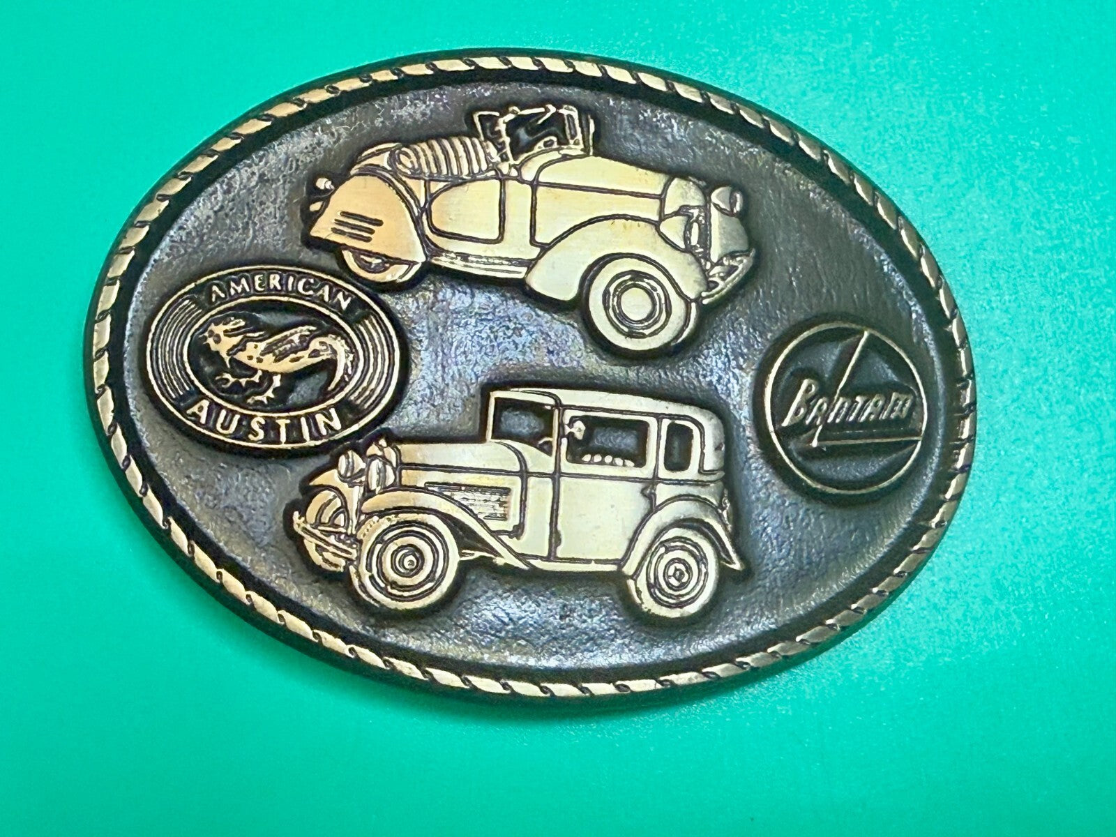 American Bantam Austin Classic Car Automobile Collectors Vintage NOS Belt Buckle