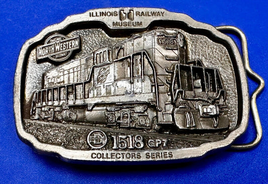 15q8 GPY North Western Train Engine Illinois RailWay Museum Belt Buckle