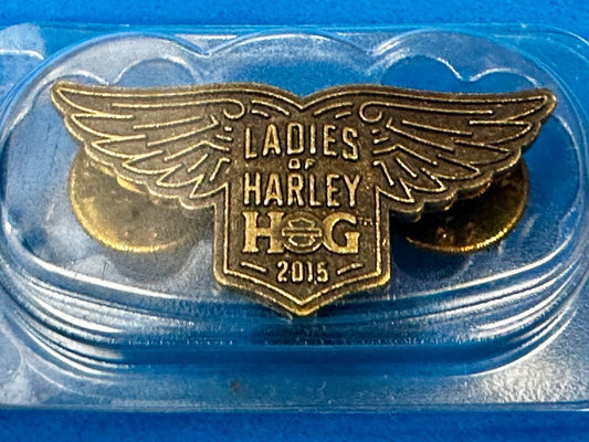 2015 Ladies of Harley Davidson Owners Group HOG NOS Pin for Jacket or Vest