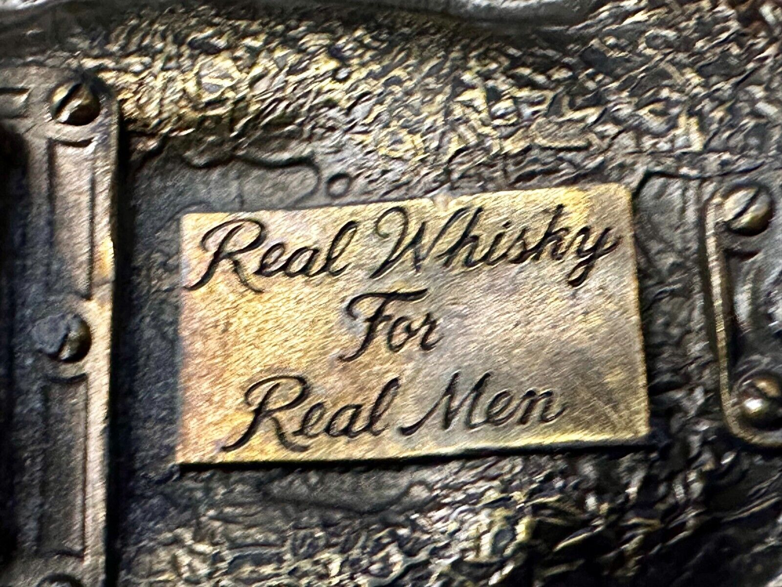 The Spirit of Tennessee  Lord Calvert Real Canadian Whisky Promo Belt Buckle