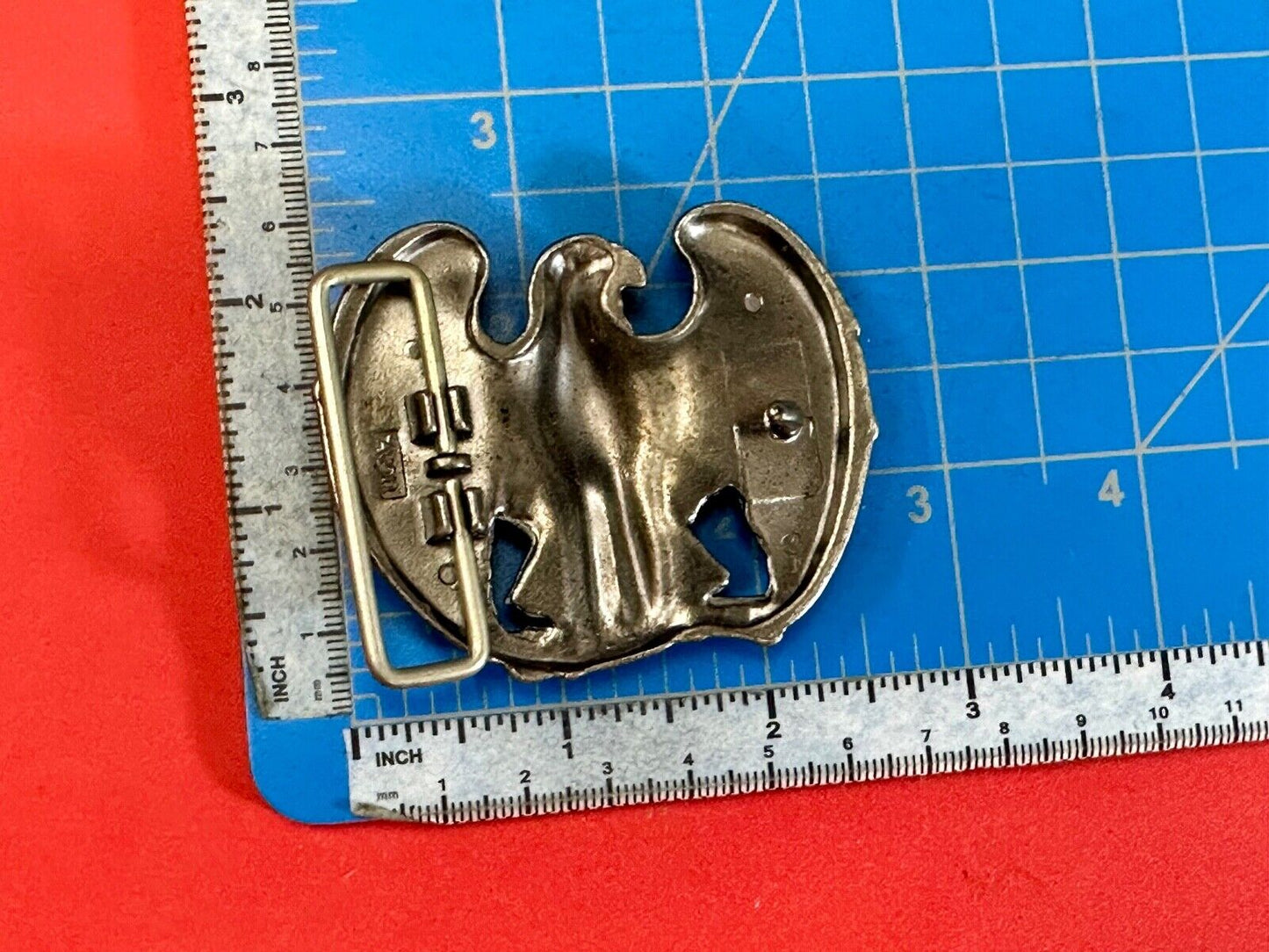VINTAGE 1970'S IMPERIAL ROMAN EAGLE STYLE BELT BUCKLE IN BOX
