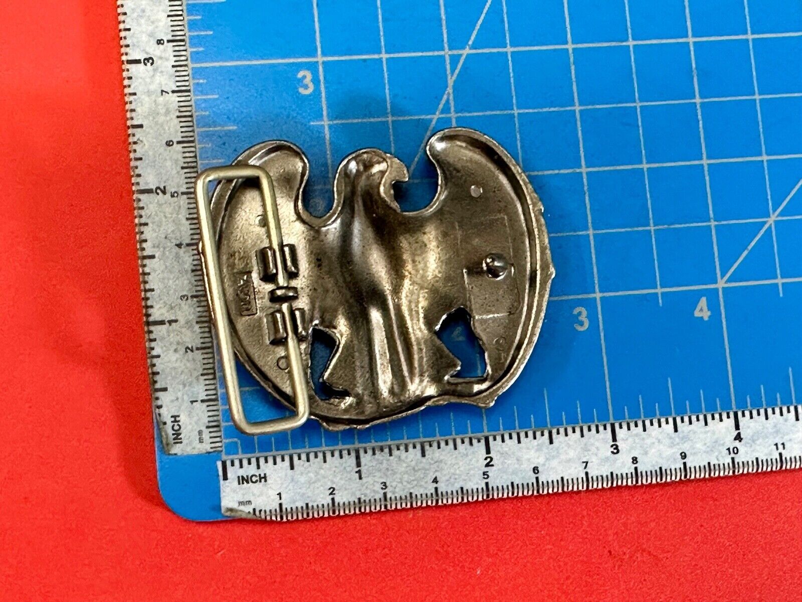 VINTAGE 1970'S IMPERIAL ROMAN EAGLE STYLE BELT BUCKLE IN BOX