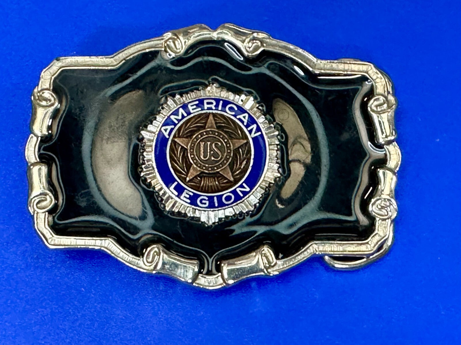 American Legion U.S. War Veterans Organization Commemorative Belt Buckle - W USA