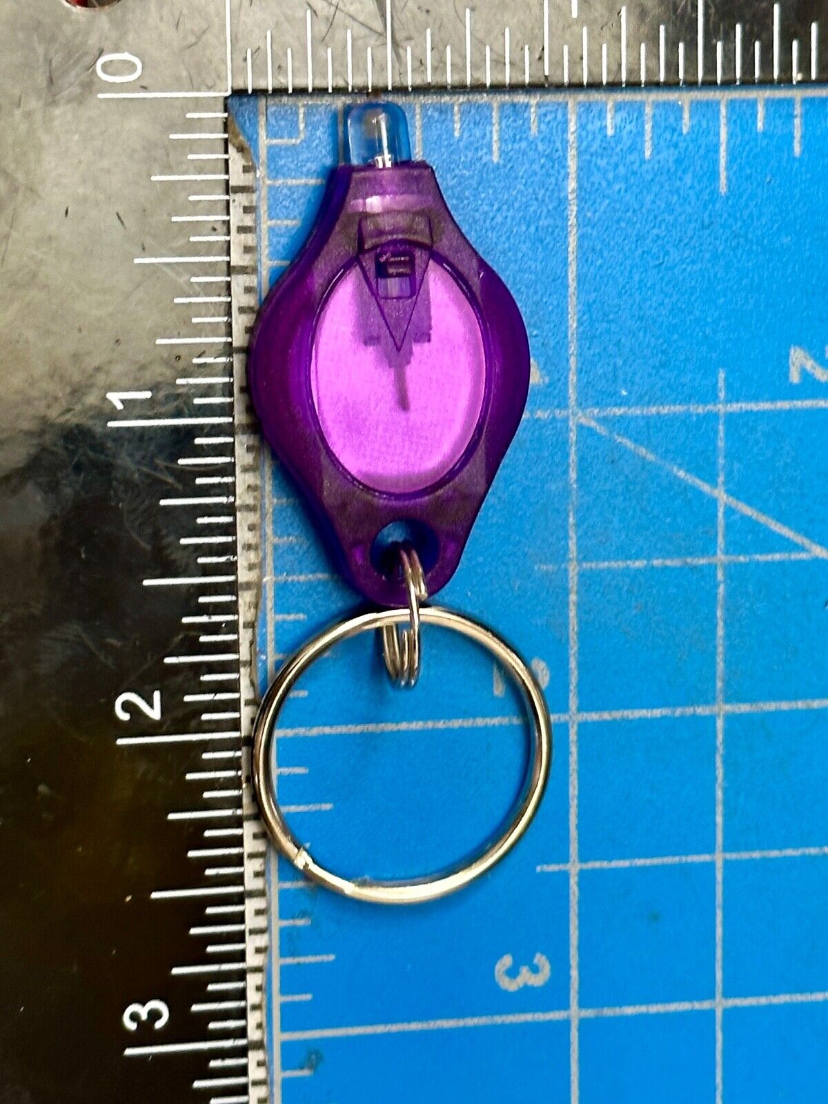 UV Mini LED Keychain Flashlight Black Light UV Lights Key Ring JWISLAND