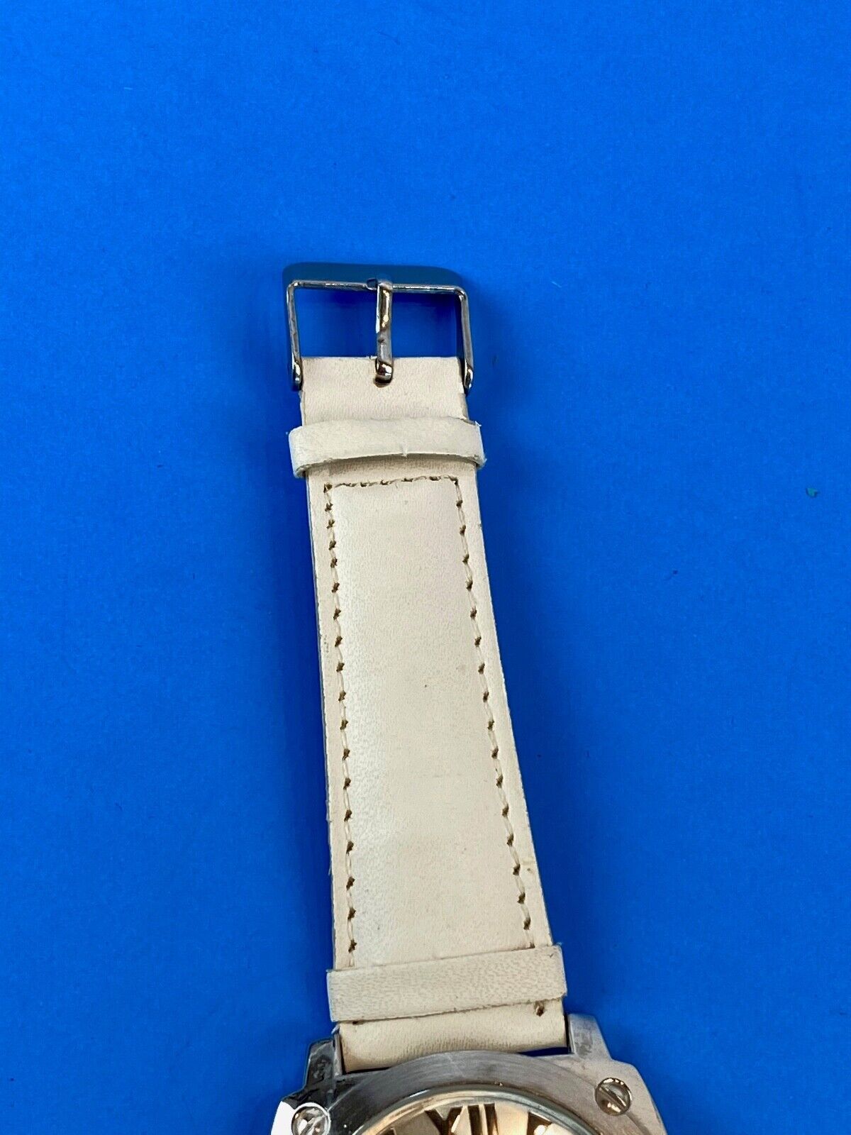 Bijoux Terner Women's Lades Dress Watch 6327- White Band - Fresh Battery 