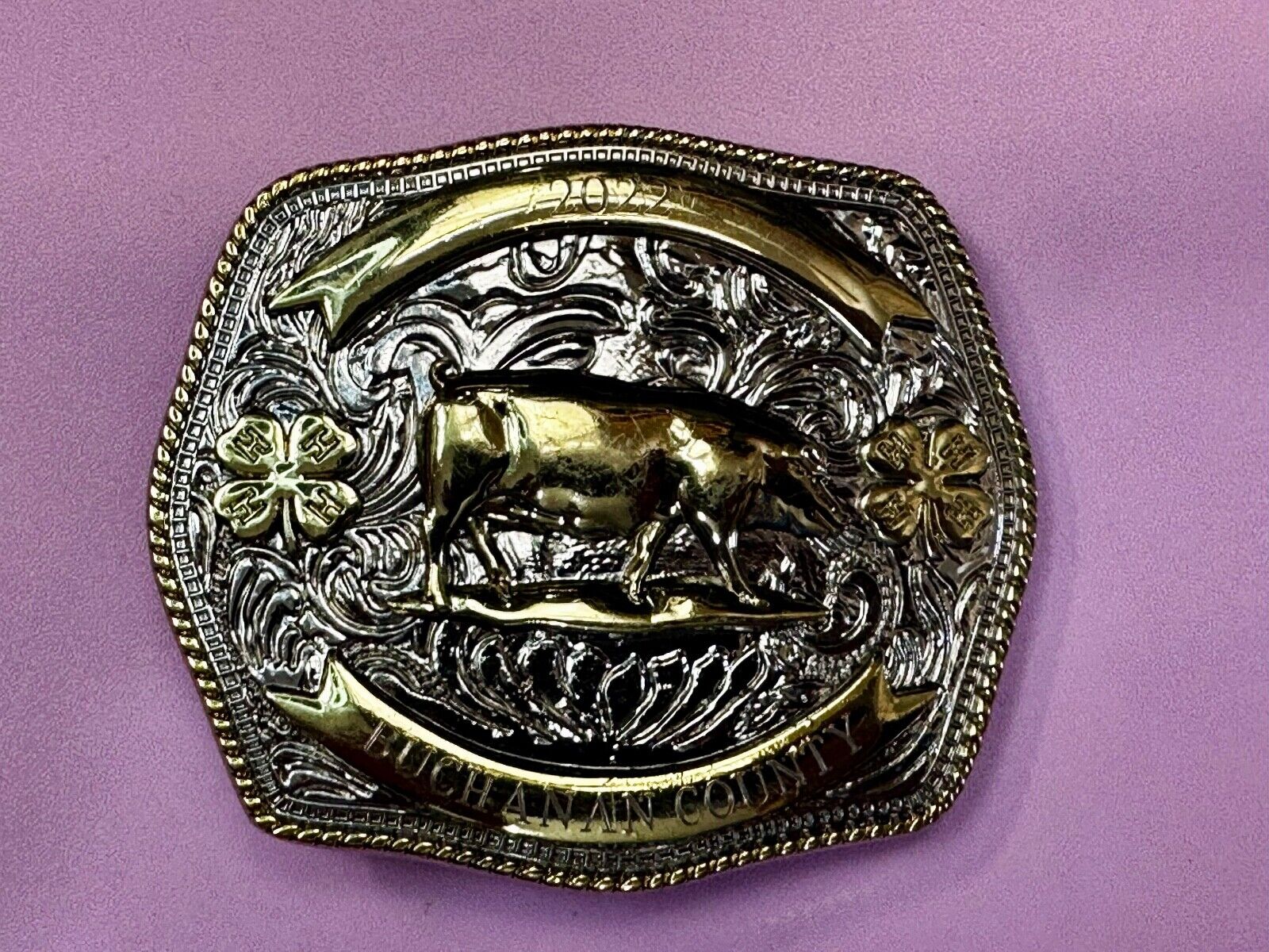 2022 Buchanan County Fair Iowa? Trophy Belt Buckle