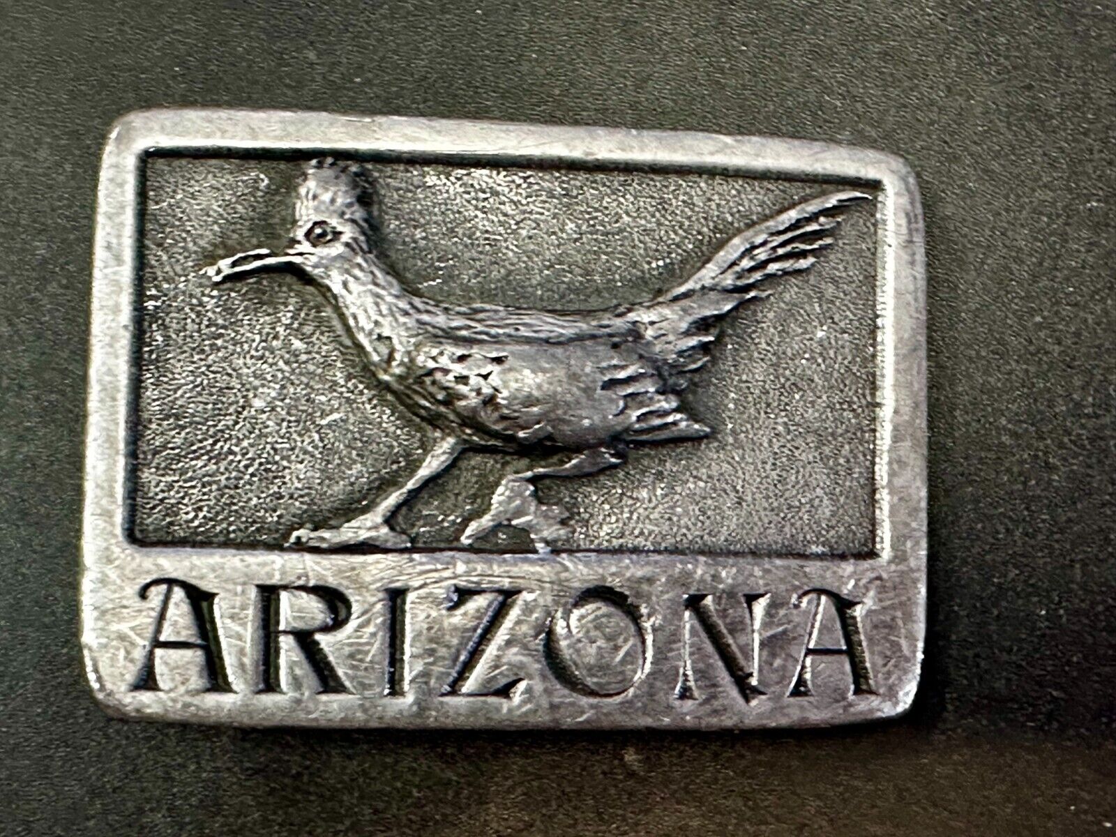 Arizona Roadrunner Southwestern Desert Bird VTG 1984 Belt Buckle by Sanchez Int.