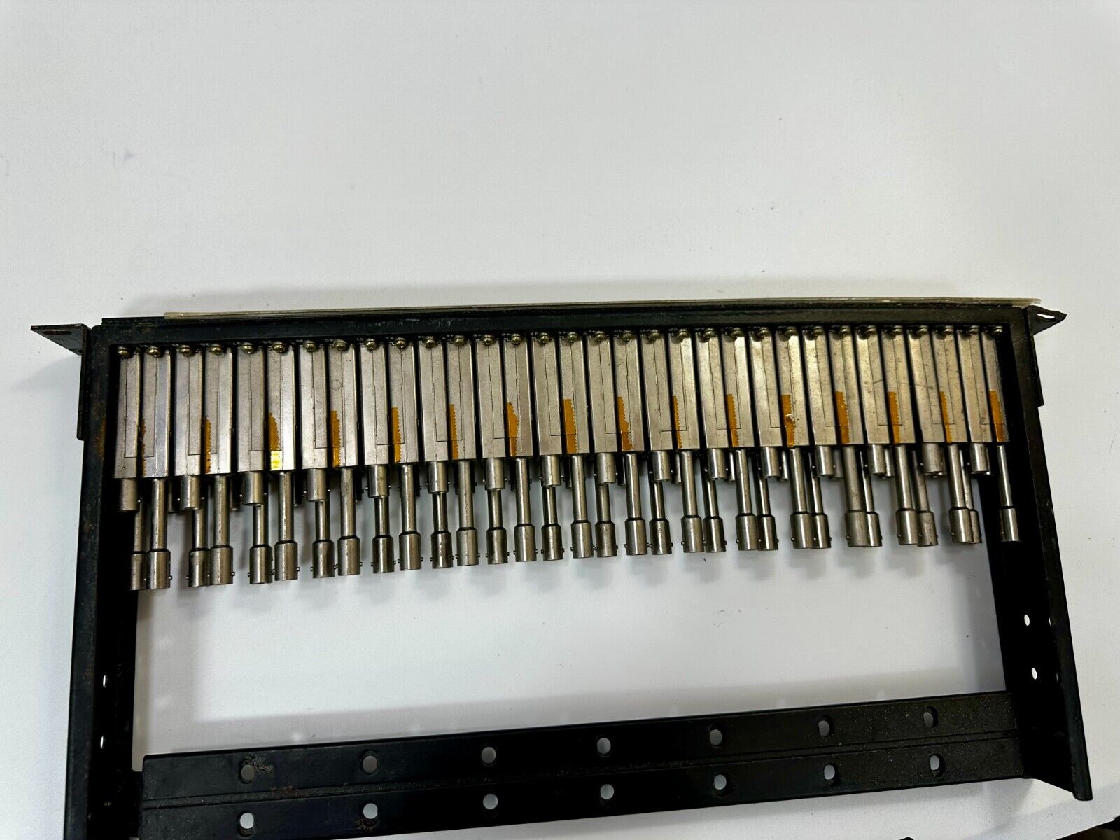 ADC Video Production Patchbay Patch Bay Panel Catalog number PPI1232RS-MVJT-BK