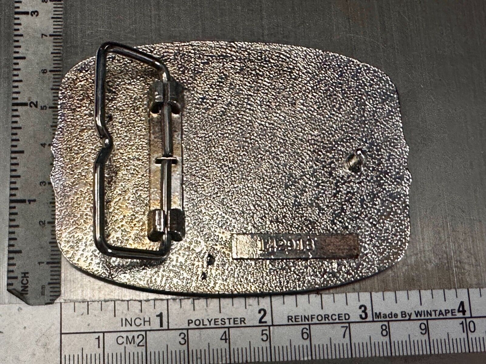 American Eagle commemorative 24K gold & silver plated belt buckle w/ COA