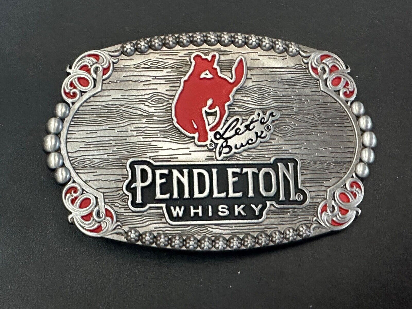 2023 PENDLETON WHISKY BELT BUCKLE MONTANA SILVERSMITHS COWBOY RODEO IN PACKAGING