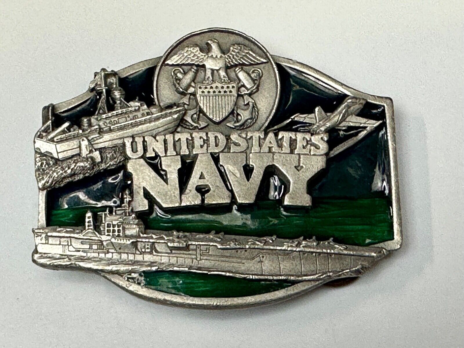 United States Navy - Patriot America G-50 Commemorative Siskiyou Belt Buckle