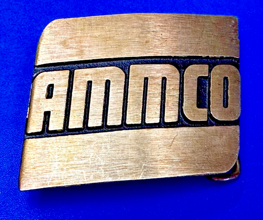 Ammco Solid Brass Transmition Brake Auto Car Shop Belt Buckle By Dynabuckle